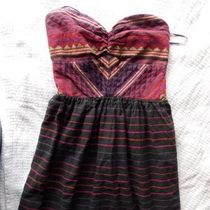 Strapless Summer Roxy Dress
